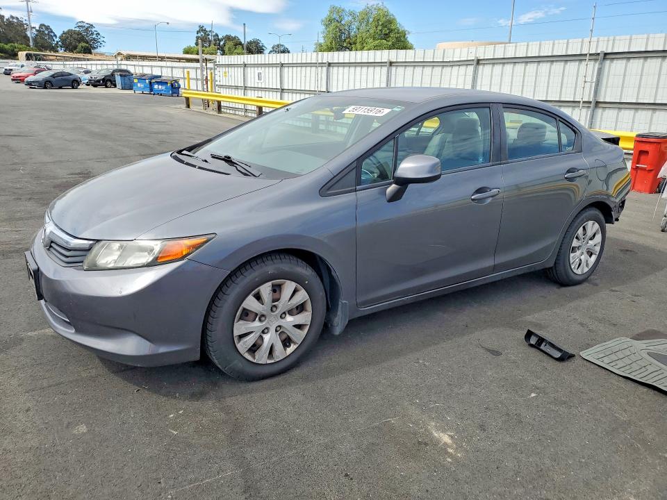 HONDA CIVIC 2012 with VIN 19XFB2F52CE097748 - Photo from auction