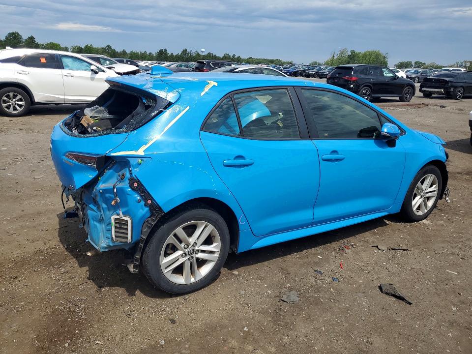 Photo 3 from auction – 2021 TOYOTA COROLLA HATCHBACK with VIN JTND4MBEXM3123004