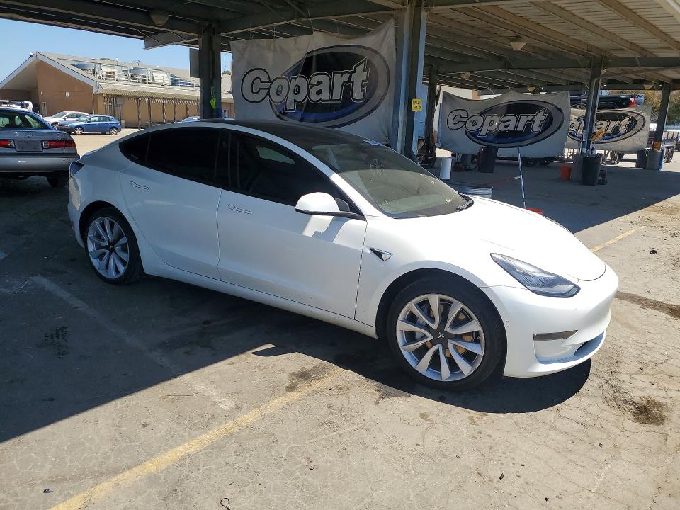 Photo 4 from auction – 2020 TESLA MODEL 3 with VIN 5YJ3E1EC9LF627566