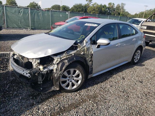 TOYOTA COROLLA LE 2020 with VIN 5YFEPRAE6LP072508 - Photo from auction