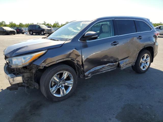 TOYOTA HIGHLANDER 2014 with VIN 5TDDKRFH4ES048800 - Photo from auction