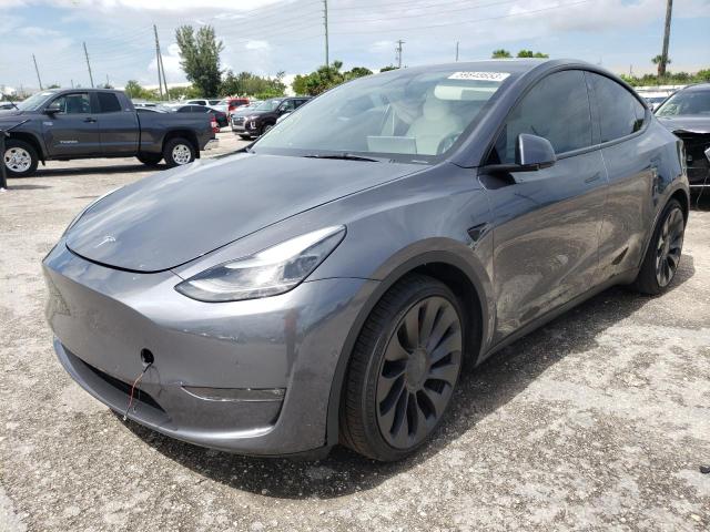 TESLA MODEL Y 2022 مع رقم تعريف المركبة 7SAYGDEF0NF376888 - صورة من المزاد