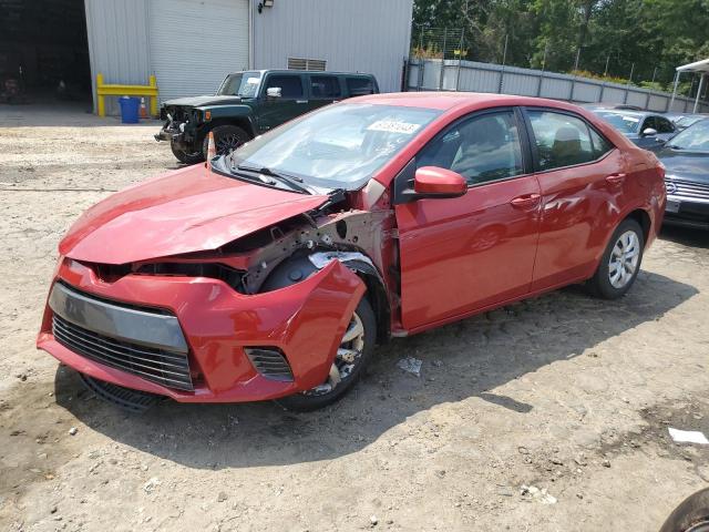 TOYOTA COROLLA L 2016 with VIN 2T1BURHE5GC547394 - Photo from auction