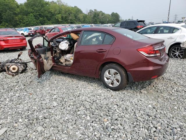 Photo 2 from auction – 2014 HONDA CIVIC LX with VIN 2HGFB2F5XEH509228
