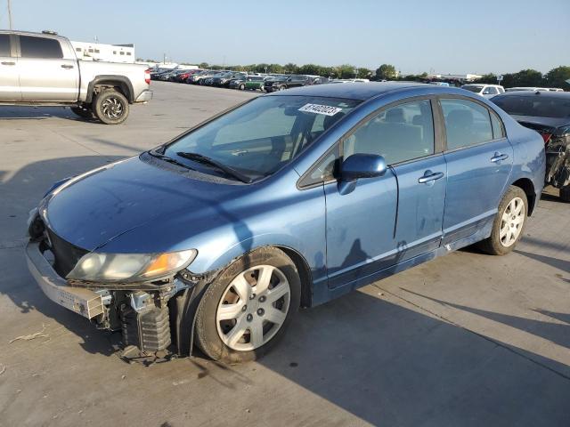 HONDA CIVIC LX 2010 with VIN 19XFA1F55AE073521 - Photo from auction