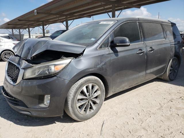 KIA SEDONA EX 2015 with VIN KNDMC5C10F6021933 - Photo from auction
