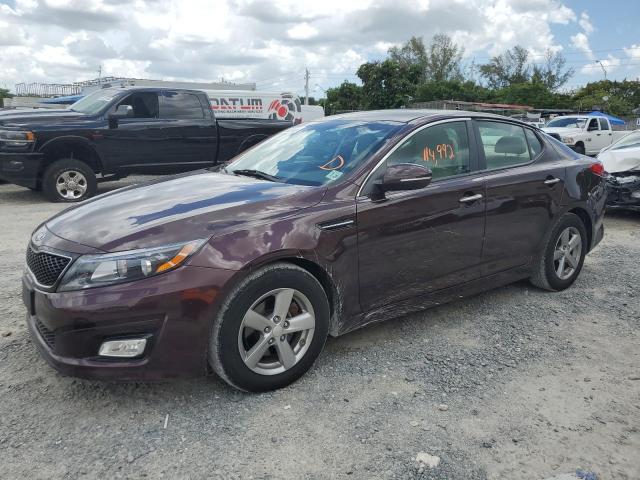 KIA OPTIMA LX 2015 with VIN 5XXGM4A74FG397774 - Photo from auction
