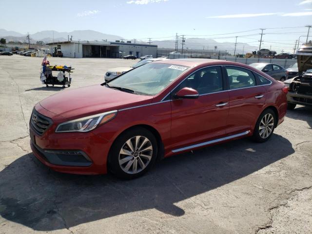 HYUNDAI SONATA SPO 2017 with VIN 5NPE34AF0HH440953 - Photo from auction