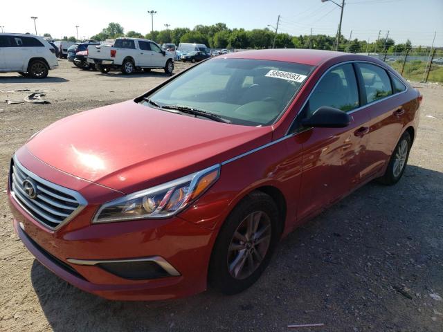 HYUNDAI SONATA SE 2017 with VIN 5NPE24AF6HH466606 - Photo from auction