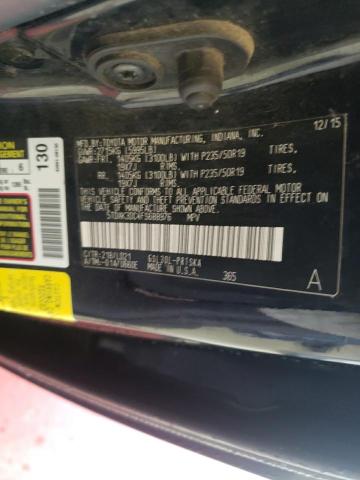 Photo 14 from auction – 2015 TOYOTA SIENNA SPO with VIN 5TDXK3DC4FS688976