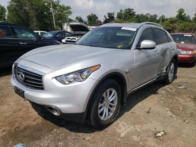 INFINITI FX37 2013 with VIN JN8CS1MW3DM173090 - Photo from auction