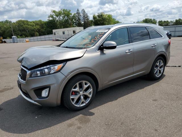 KIA SORENTO SX 2017 with VIN 5XYPKDA59HG241393 - Photo from auction