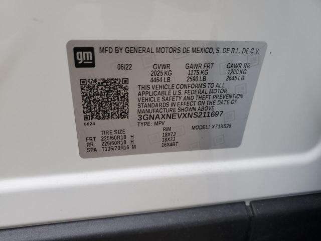Photo 14 from auction – 2022 CHEVROLET EQUINOX PR with VIN 3GNAXNEVXNS211697