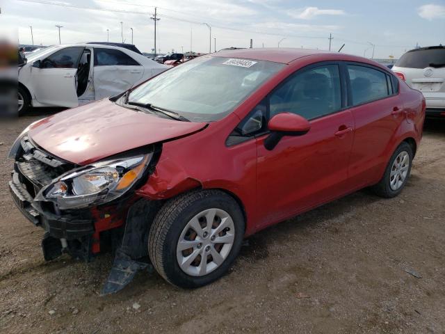 KIA RIO LX 2015 with VIN KNADM4A31F6455111 - Photo from auction
