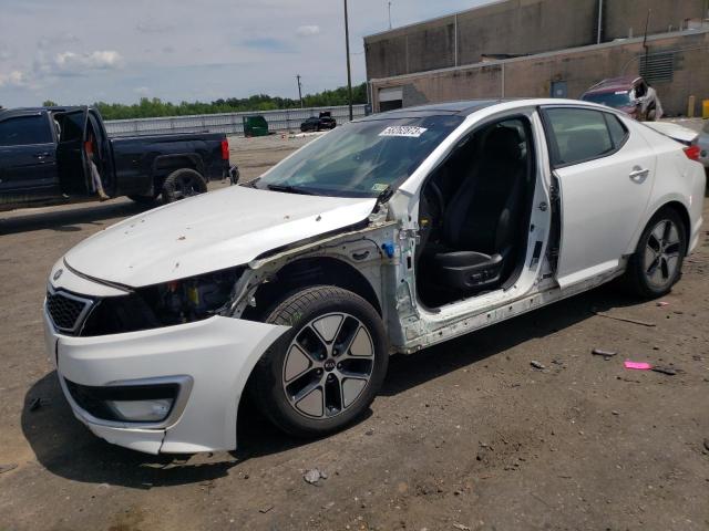 KIA OPTIMA HYB 2013 with VIN KNAGM4AD8D5051442 - Photo from auction