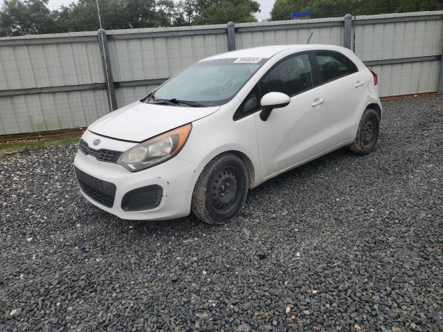 KIA RIO LX 2013 with VIN KNADM5A3XD6107519 - Photo from auction