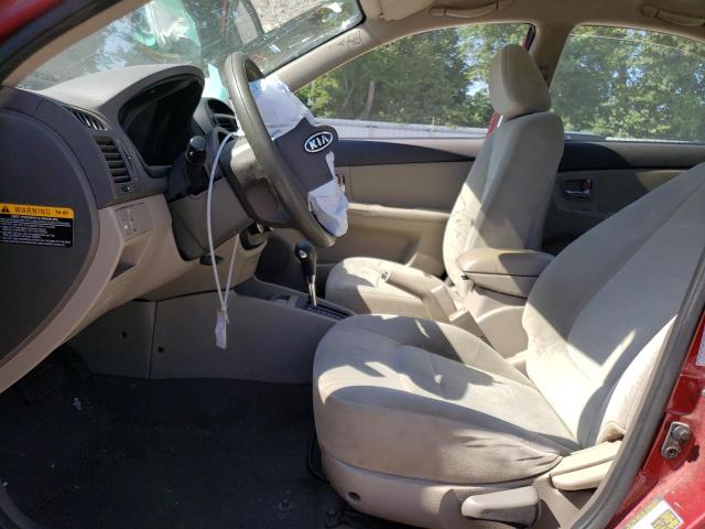 Photo 7 from auction – 2009 KIA SPECTRA EX with VIN KNAFE222995665353
