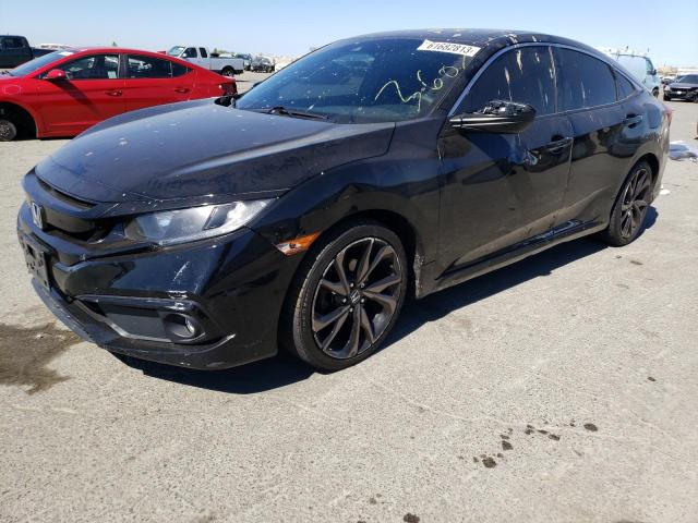 HONDA CIVIC 2020 with VIN 19XFC2F89LE200719 - Photo from auction