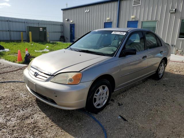 HONDA CIVIC LX 2001 with VIN 2HGES16571H514404 - Photo from auction