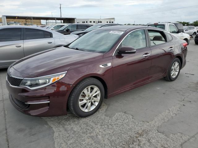 KIA OPTIMA LX 2016 with VIN 5XXGT4L36GG035783 - Photo from auction