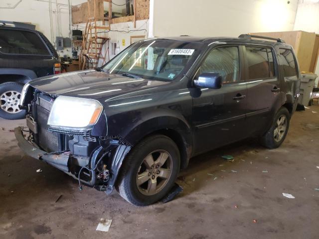 HONDA PILOT EXL 2009 with VIN 5FNYF485X9B052100 - Photo from auction