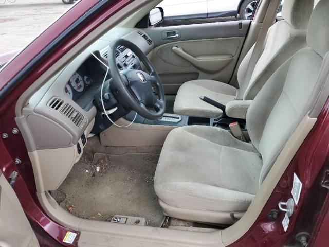 Photo 7 from auction – 2002 HONDA CIVIC LX with VIN 2HGES16692H600730