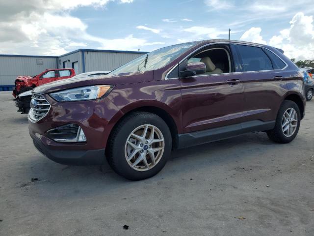 FORD EDGE SEL 2021 with VIN 2FMPK4J90MBA05213 - Photo from auction