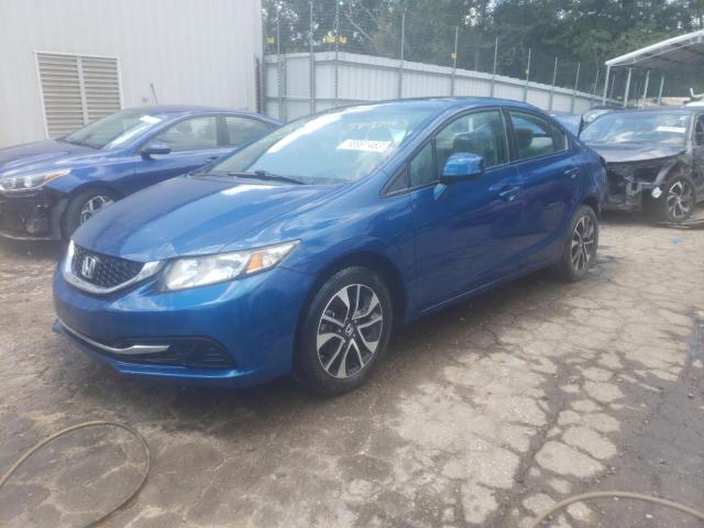 HONDA CIVIC EX 2013 with VIN 19XFB2F85DE065422 - Photo from auction