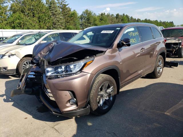 TOYOTA HIGHLANDER 2017 with VIN 5TDDZRFH9HS415044 - Photo from auction