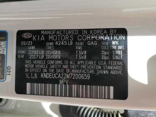 Photo 14 from auction – 2021 KIA SELTOS S with VIN KNDEUCA22M7200659