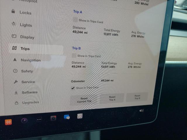 Photo 9 from auction – 2022 TESLA MODEL Y with VIN 7SAYGDEE4NF385990