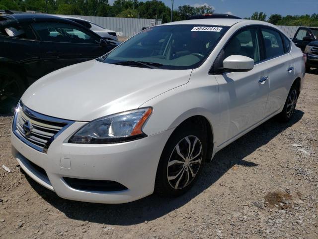 NISSAN SENTRA S 2013 with VIN 3N1AB7AP1DL624596 - Photo from auction