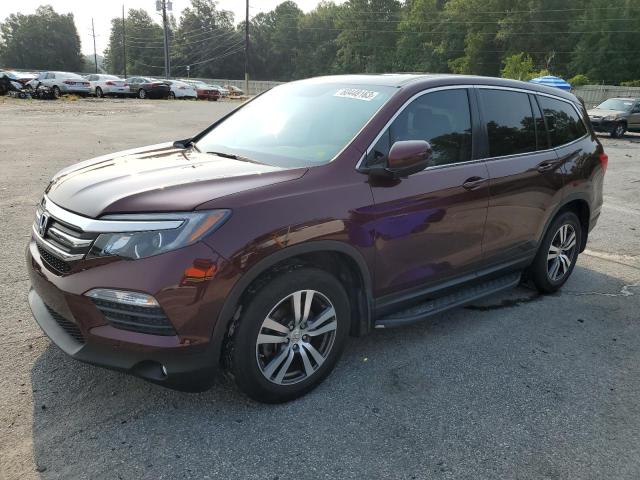 HONDA PILOT EXLN 2016 with VIN 5FNYF5H75GB030302 - Photo from auction