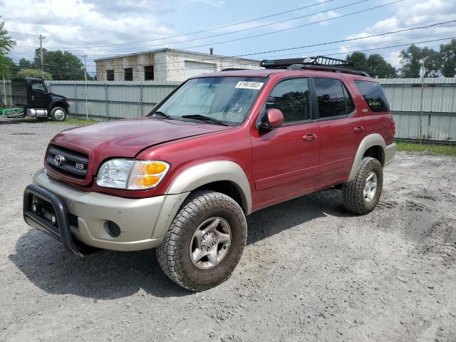 TOYOTA SEQUOIA SR 2001 with VIN 5TDBT44A11S010285 - Photo from auction