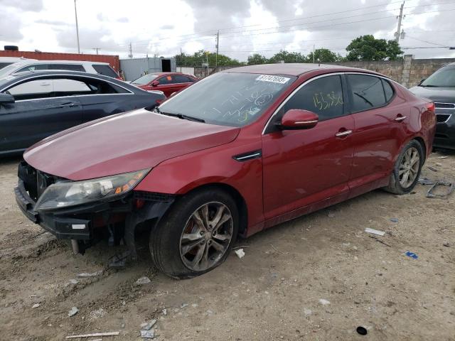 KIA OPTIMA LX 2013 with VIN 5XXGM4A70DG171129 - Photo from auction