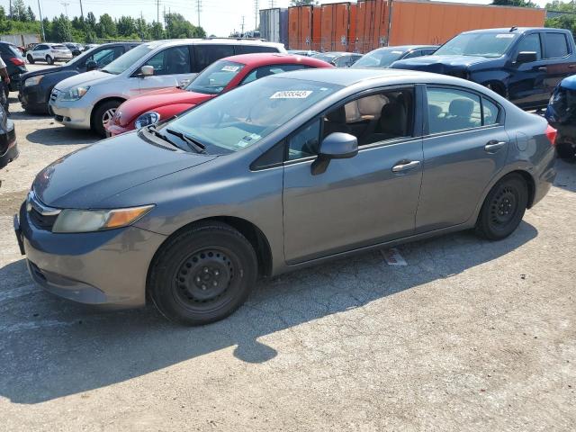 HONDA CIVIC LX 2012 with VIN 19XFB2F53CE088959 - Photo from auction