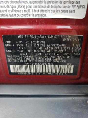 Снимка 14 от търг – 2011 SUBARU OUTBACK 2. с VIN 4S4BRBCC9B3395387