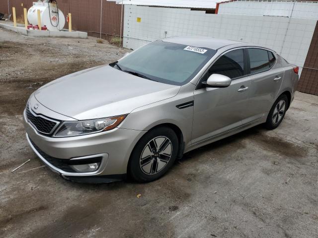 KIA OPTIMA HYB 2013 with VIN KNAGM4AD3D5058556 - Photo from auction