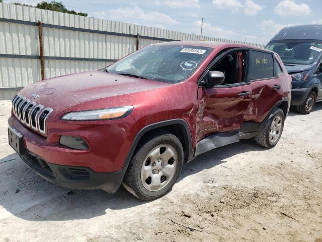 JEEP CHEROKEE S 2014 with VIN 1C4PJLAB4EW305776 - Photo from auction