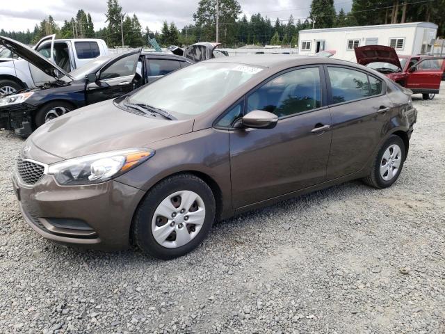 KIA FORTE LX 2015 with VIN KNAFX4A67F5337130 - Photo from auction
