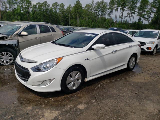 HYUNDAI SONATA HYB 2014 with VIN KMHEC4A42EA114522 - Photo from auction