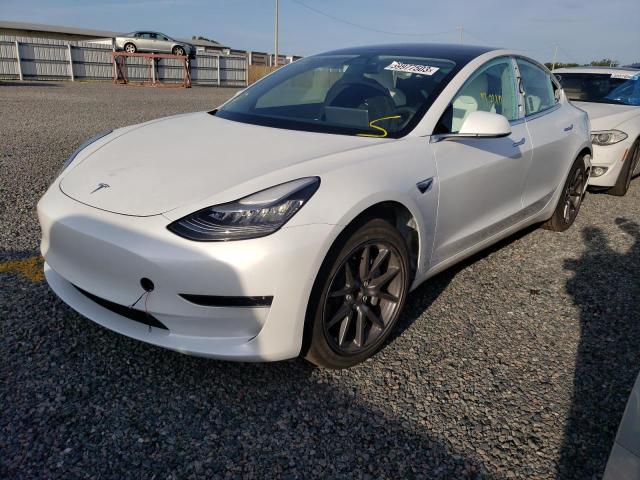 TESLA MODEL 3 2020 with VIN 5YJ3E1EA3LF722056 - Photo from auction