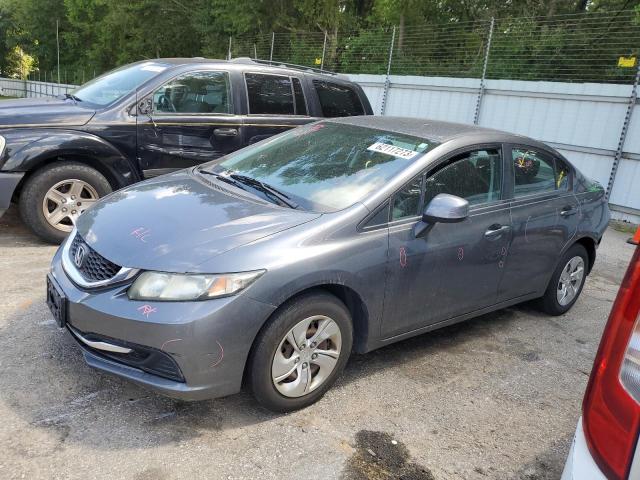 HONDA CIVIC LX 2013 with VIN 19XFB2F52DE029533 - Photo from auction