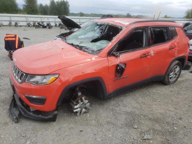 JEEP COMPASS SP 2017 with VIN 3C4NJDAB0HT647202 - Photo from auction