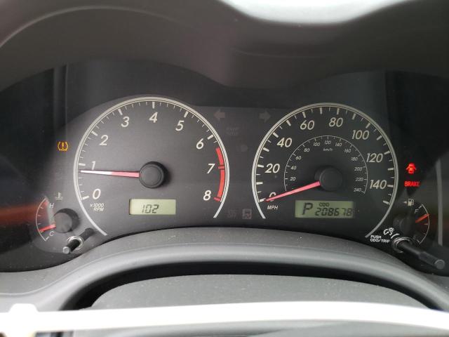 Photo 9 from auction – 2009 TOYOTA COROLLA BA with VIN JTDBL40E099050909
