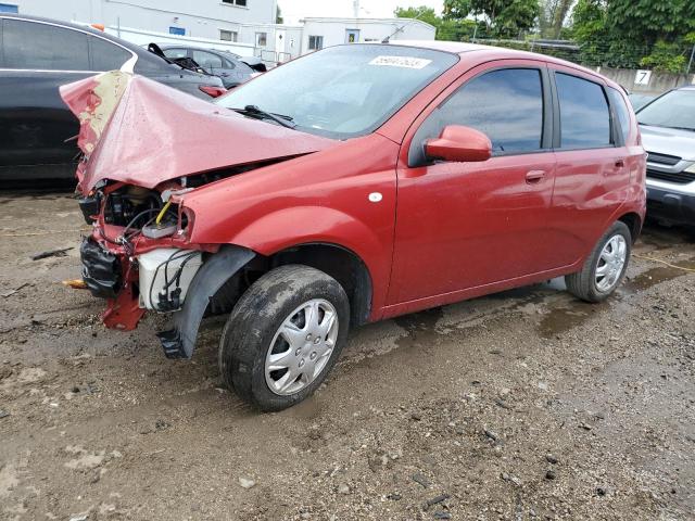 CHEVROLET AVEO BASE 2008 with VIN KL1TD66678B186188 - Photo from auction