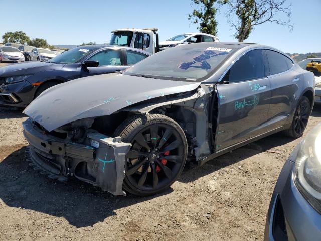 TESLA MODEL S 2014 with VIN 5YJSA1H13EFP39686 - Photo from auction