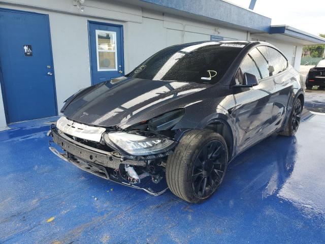 TESLA MODEL Y 2021 with VIN 5YJYGDEE8MF118346 - Photo from auction