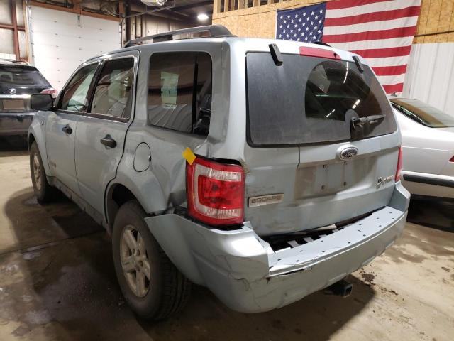 Photo 2 from auction – 2008 FORD ESCAPE HEV with VIN 1FMCU59H08KA80337