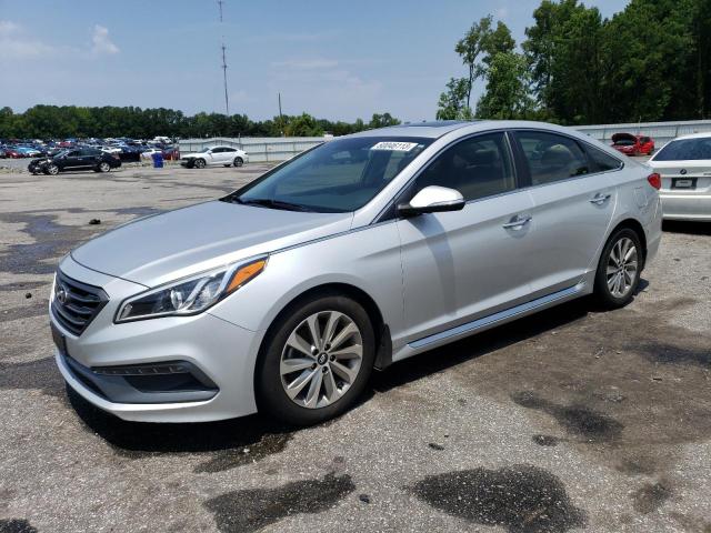 HYUNDAI SONATA SPO 2017 with VIN 5NPE34AF6HH590419 - Photo from auction